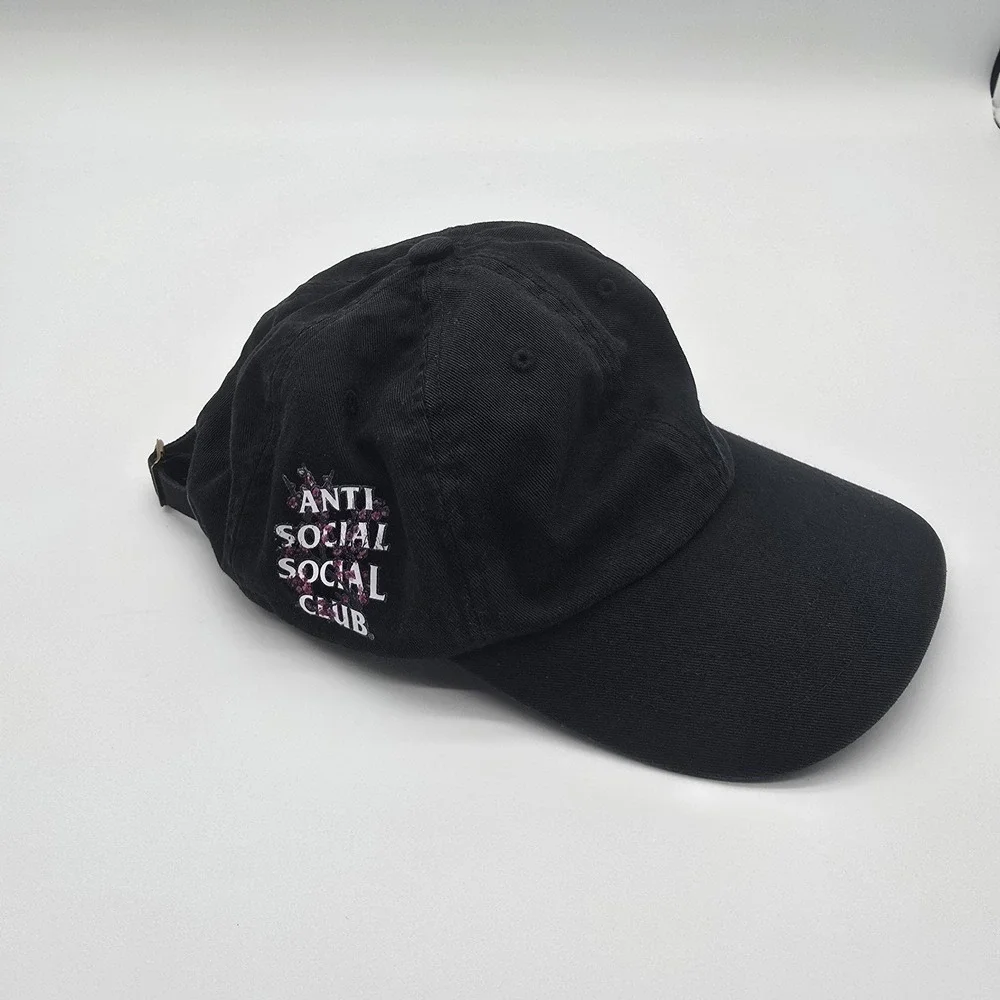 Anti Social Social Club x Arizona Floral Hat Black Adjustable Strapback ASSC